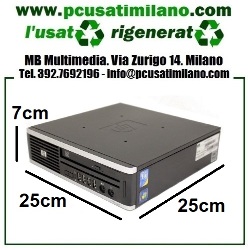 (07.22) Minidesktop HP Compaq 8000 Series (8300) Elite USDT - Intel Core i5-3470S - Ram 4GB - SSD 120GB - DVD - Windows 10 Profe