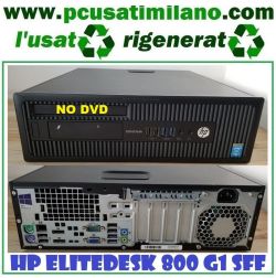 HP DESKTOP ELITEDESK 800 G1 SFF INTEL CORE I5-4590 - RAM 8GB - SSD 128GB - WINDOWS 11 PROFESSIONAL 64 BIT