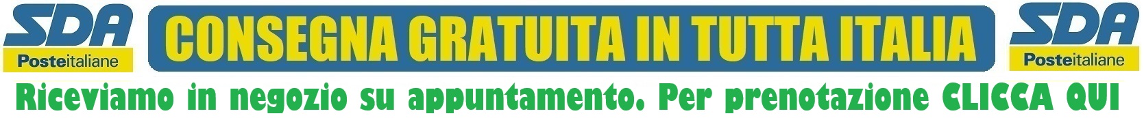CONSEGNA GRATUITA IN TUTTA ITALIA